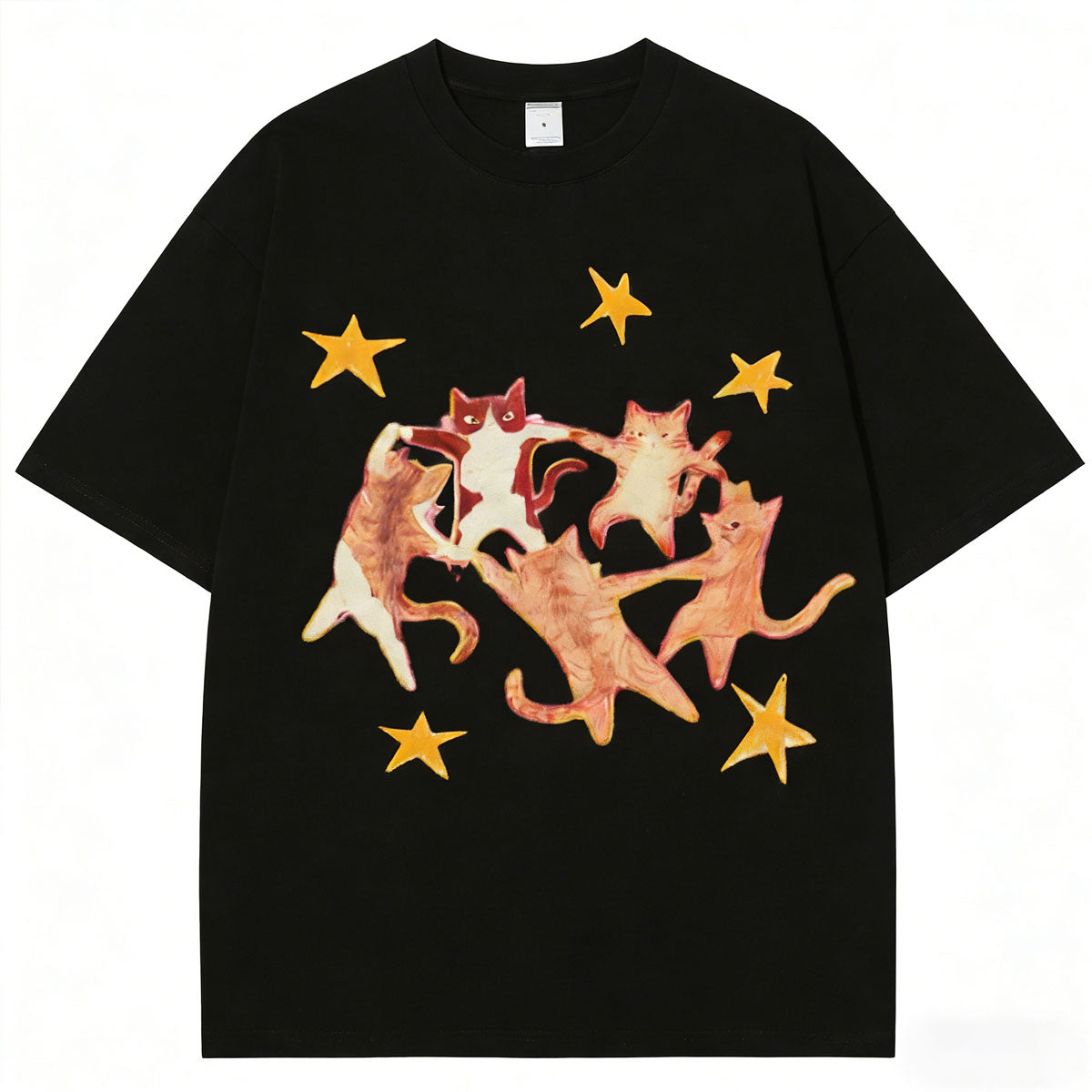 Dancing In the Starry Night Cotton T-shirt