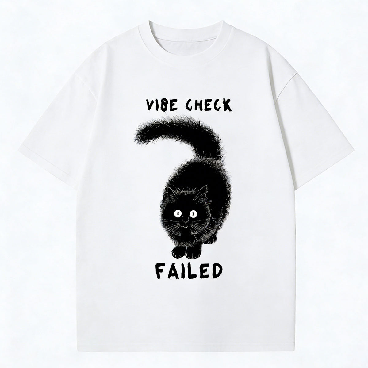 Vibe Check Failed 100%Cotton Casual T-shirt