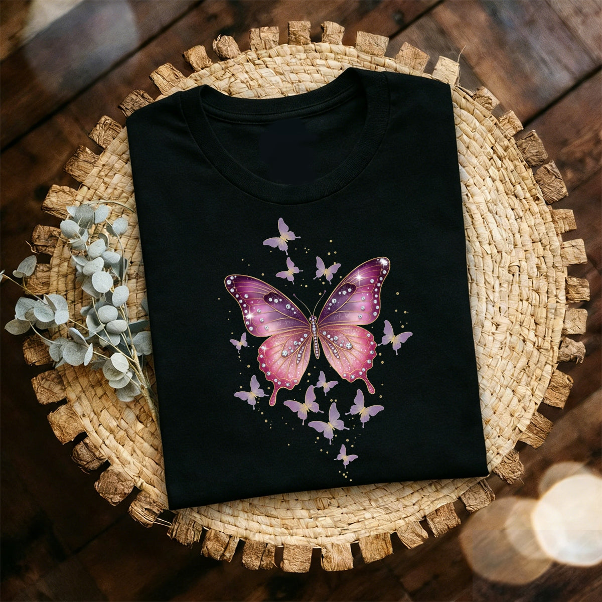 Graceful Butterfly With Jewel-like Wings Tee